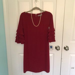 Red holiday dress